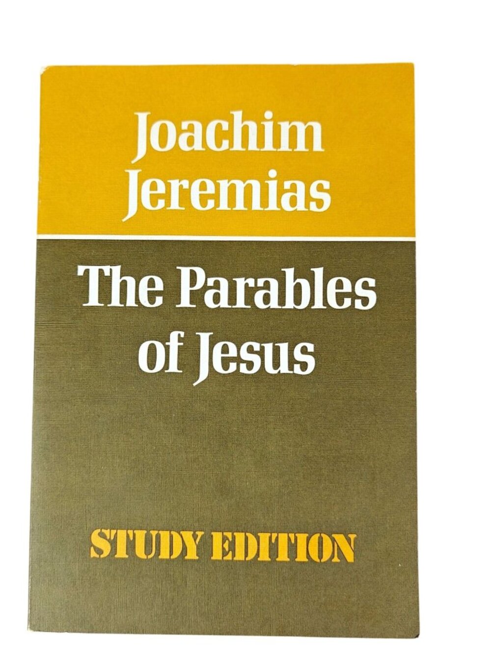 The Parables Of Jesus Joachim Jeremias Revised 1969 Paperback Christian Studies